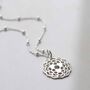 Sterling Silver Crown Chakra Pendant Necklace, thumbnail 4 of 7