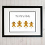 Gingerbread Personalised Family Print, thumbnail 2 of 5