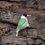 Woodpecker Bird Animal Brooch, thumbnail 1 of 4