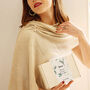 Personalised Shimmering Silky Wedding Scarf, thumbnail 6 of 12