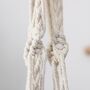 Handcrafted Natural Macramé Plant Hanger, thumbnail 8 of 8