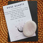 Rose Quartz Worry Stone For Comfort And Love, thumbnail 3 of 3