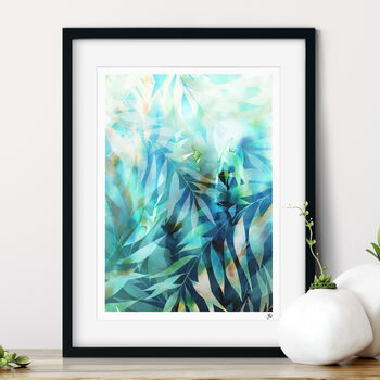 Palm Cascade Botanical Fine Art Giclée Print, 2 of 4