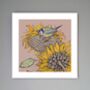 'Blue Tit And Sunflower' Print, thumbnail 1 of 3