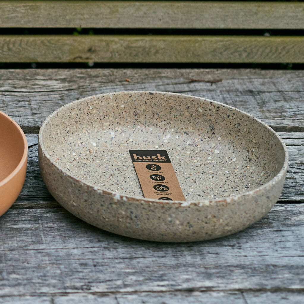 Large Bamboo Disk Planter By Husk