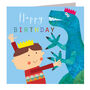 Dancing Dinosaur Birthday Card, thumbnail 2 of 5