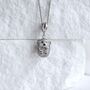 Hedgehog Charm Necklace Gift 925 Sterling Silver Cute Jewellery, thumbnail 1 of 5
