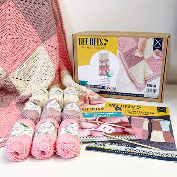 Diy Baby Crochet Kit Baby Blanket By Bee Bees Homestore, 6 of 6