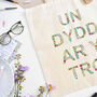 Un Dydd Ar Y Tro Welsh Tote Bag, thumbnail 2 of 10