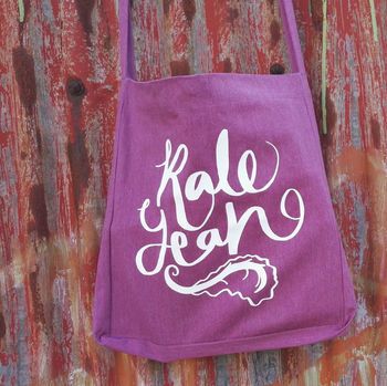 'Kale Yeah' Tote Bag 100% Recycled, 2 of 4