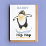 Personalised Hip Hopper Penguin Father's Day Card, thumbnail 1 of 2