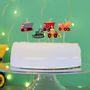 Digger Themed Birthday Cake Party Candles, thumbnail 1 of 3