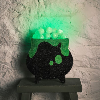 LED Cauldron Light Halloween Decoration, 2 of 5