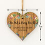 He Put A Ring On It Engagement Gift Hanging Wood Heart, thumbnail 3 of 3