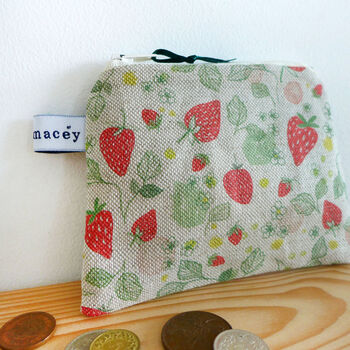Strawberries Coin Purse, 7 of 8