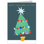 Bold Christmas Tree Card, thumbnail 2 of 5
