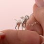 Personalised Border Terrier Sterling Silver Necklace, thumbnail 2 of 10