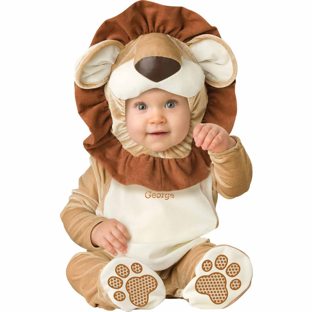 Personalised Baby's Lion Dress Up Costume, 1 of 8