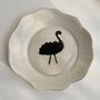 Handmade Ceramic Black Swan Pastel Plate, thumbnail 3 of 7