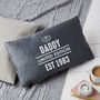 Personalised Limited Edition Name And Date Cushion, thumbnail 1 of 2