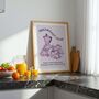 Breakfast Club Art Print Poster, Kitchen Print, Dining Room Print, Foodie Fun, thumbnail 3 of 6