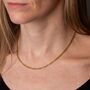 Figaro Chain Necklace Gold, thumbnail 1 of 2