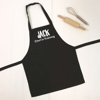 Chef In Training Personalised Kids Apron, 2 of 7