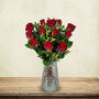 Dozen Red Roses Letterbox Fresh Flowers, thumbnail 1 of 7