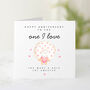 One I Love Donut Anniversary Card, thumbnail 1 of 3