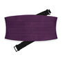 Handmade Classic Purple Tuxedo Cummerbund Belt, thumbnail 1 of 3