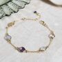 Palma Gold Good Health Gemstone Bracelet, thumbnail 1 of 4