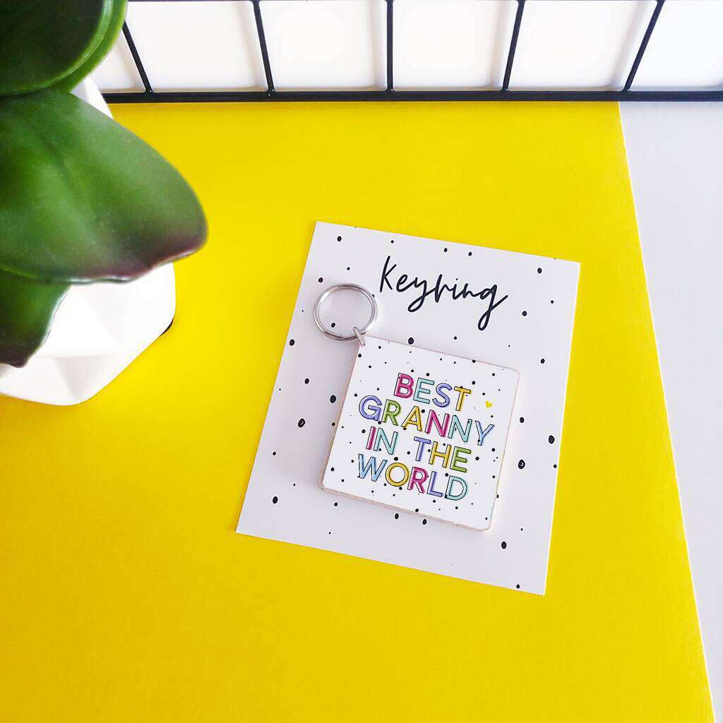 Image of Best Granny In The World Key Ring