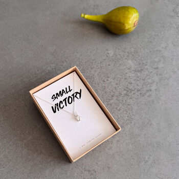 Small Victory Sterling Silver Necklace, 10 of 12