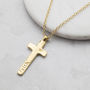 Personalised Maxi Cross Necklace, thumbnail 7 of 10
