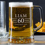Personalised Engraved Beer Tankard Birthday Gift For Dad Him, thumbnail 1 of 6