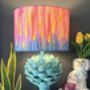 Chartreux Abstract Brushstrokes Lampshade, thumbnail 1 of 8