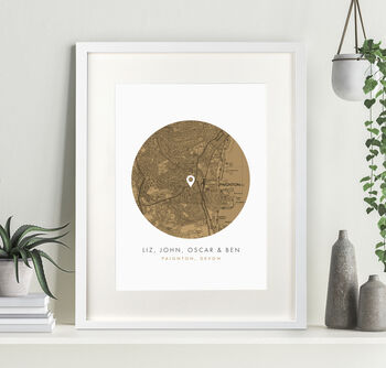 Your Home Personalised Map Print, 12 of 12