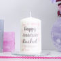 Personalised 'Anniversary' Candle, thumbnail 7 of 9