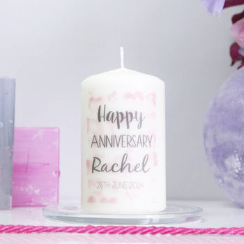Personalised 'Anniversary' Candle, 7 of 9
