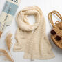 Fishnet Scarf Easy Crochet Kit, thumbnail 1 of 9