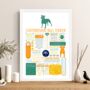 Personalised Staffordshire Bull Terrier Fact Print, thumbnail 3 of 7