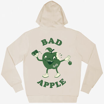 Bad Apple Unisex Hoodie In Vanilla, 2 of 2