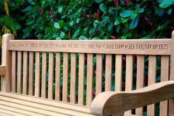 Engraved Memorial Bench, 10 of 12