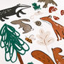 Woodland Wildlife Nursery Print, thumbnail 2 of 2