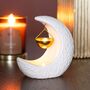 Eid Gifts Crescent Moon Ceramic Oil Burner, thumbnail 1 of 4
