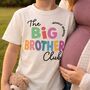 Big Brother/ Sister Club Organic Kids T Shirt, thumbnail 1 of 4