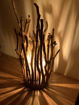 Large Driftwood Twig Lamp, 3 of 3