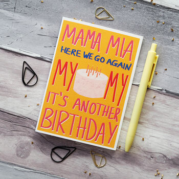 Mama Mia Birthday Card, 2 of 7