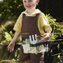 Little Tribe Blue Wooden Garden Tool Set | Ages Three+ | Exploration | Sensory | Adventure Gifting | Childrens Gift | Gardening | Gift Boxed, thumbnail 4 of 12