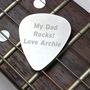Personalised Silver Plectrum, thumbnail 1 of 3